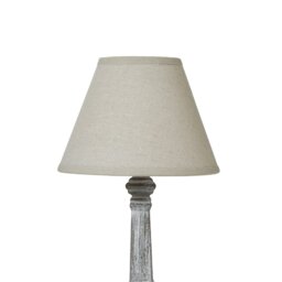 Rackhams Capsa Column Table Lamp (UK Plug) - Grey - 26cm x 10cm x 10cm - Grey - 100% Mixed - thumbnail 3