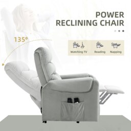Rackhams Power Lift Chair, Rise and Recliner Chair with Remote Control - thumbnail 5