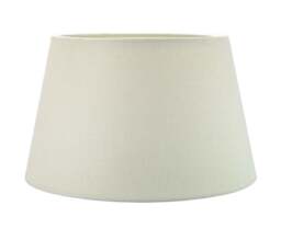 Rackhams Traditional 12 Inch Cream Linen Fabric Drum Table/Pendant Lampshade 60w Maximum