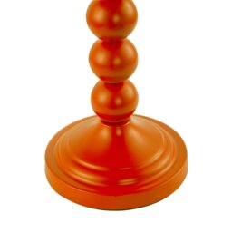 Rackhams Chic Orange Table Lamp with Aztec Style Yellow and Orange Fabric Shade - thumbnail 3