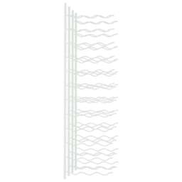 Rackhams Wall Mounted Wine Rack for 36 Bottles 2 pcs White Iron - thumbnail 5