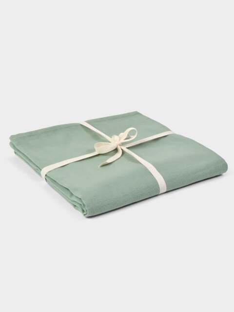 Rackhams GOTS Organic Cotton Yoga Blanket - Sage Green - image 1
