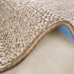 Rackhams Wolly Tufted Wool-Look Beige Rug - Ø 200 cm - thumbnail 3