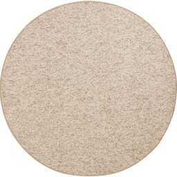 Rackhams Wolly Tufted Wool-Look Beige Rug - Ø 200 cm - thumbnail 1