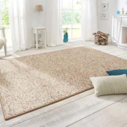 Rackhams Wolly Tufted Wool-Look Beige Rug - Ø 200 cm - thumbnail 5
