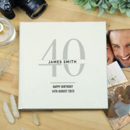 Rackhams Personalised Birthday Photo Album - H22.5 x W22.5 x D3cm, 0.94kg - thumbnail 4