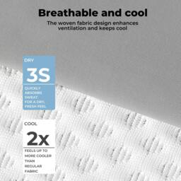 Rackhams Ergonomic Cervical Memory Foam Pillow for Neck Pain Relief Cool Breathable - thumbnail 6