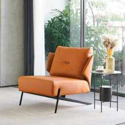 Rackhams Karpov Tige Accent Leather Chair, Armchair, More Colours - Brown - thumbnail 2