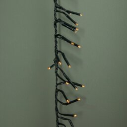 Rackhams 18.5m 1440 LED Christmas Cluster Multi-Action String Lights with Timer in Vintage Gold - thumbnail 3