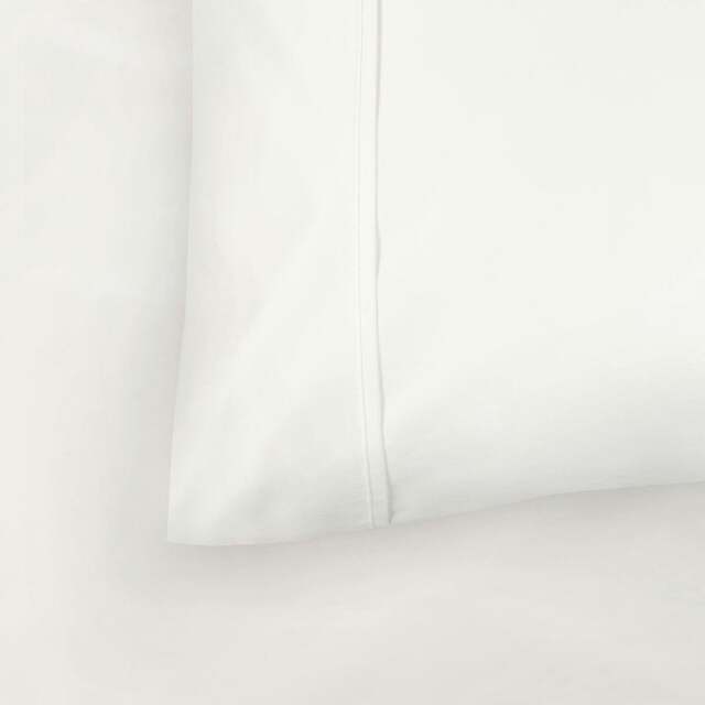Rackhams White Supima Cotton 1000 Thread Count Pillowcases - Standard - Pair - Oxford - image 1