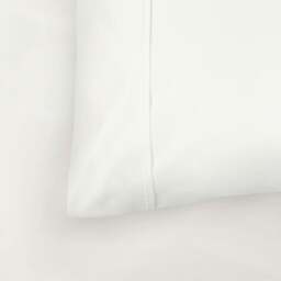 Rackhams White Supima Cotton 1000 Thread Count Pillowcases - Standard - Pair - Oxford - thumbnail 1