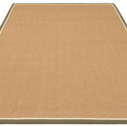 Rackhams Bordo Herringbone Jute Khaki Rug - 200x290cm - thumbnail 2