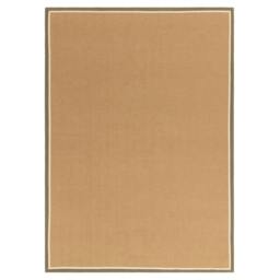Rackhams Bordo Herringbone Jute Khaki Rug - 200x290cm - thumbnail 1