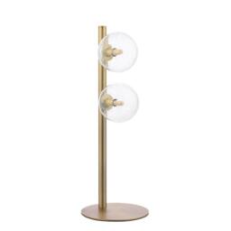 Rackhams Ophelia 2-Light Warm Brass Table Lamp - thumbnail 4
