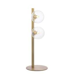 Rackhams Ophelia 2-Light Warm Brass Table Lamp - thumbnail 3