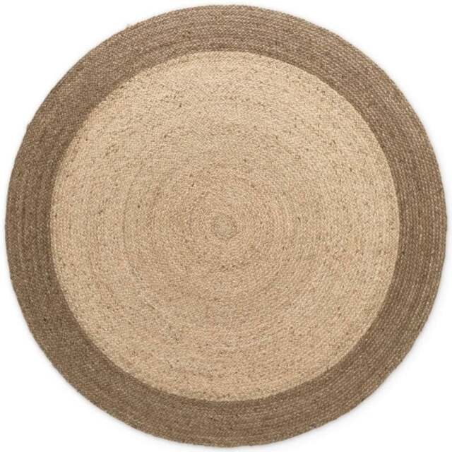 Rackhams Jutta Natural Round Jute Brown Rug - Ø 240 cm - image 1