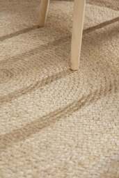 Rackhams Jutta Natural Round Jute Brown Rug - Ø 240 cm - thumbnail 6