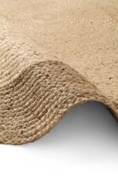 Rackhams Jutta Natural Round Jute Brown Rug - Ø 240 cm - thumbnail 3