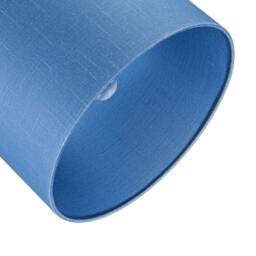 Rackhams Designer English Manor Blue Textured Linen Fabric Circular Lamp Shade - thumbnail 5