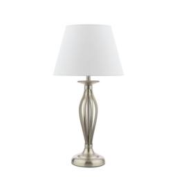 Rackhams Miranda Satin Chrome Table Lamp - thumbnail 4