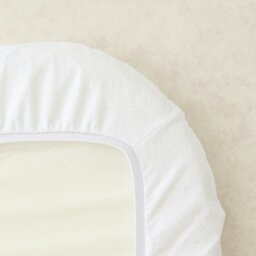 Rackhams Waterproof Fitted Mattress Protector for Moses Basket - 74 x 28cm - 74 x 28cm - Mattress Protector - thumbnail 2