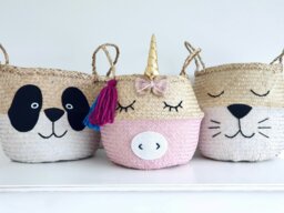 Rackhams Unicorn Basket - Large - thumbnail 2