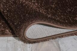 Rackhams Polyester Shaggy Rug - Brown - 80cm x 150cm (2.6ft x 5ft) - thumbnail 4