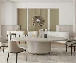 Rackhams Mochi Mirror: Organic Beauty in Walnut Root Veneer & Brass - thumbnail 3