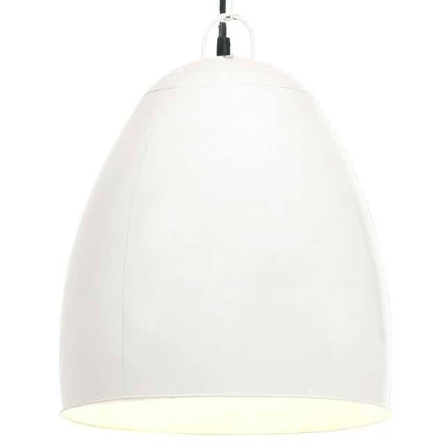 Rackhams Industrial Hanging Lamp 25 W White Round 42 cm E27 - image 1