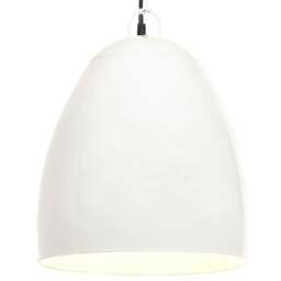 Rackhams Industrial Hanging Lamp 25 W White Round 42 cm E27 - thumbnail 1