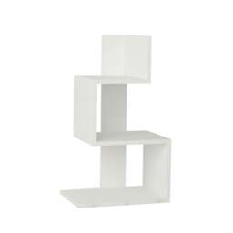 Rackhams Rosie Modern 3 Tier Side Table with Storage Multipurpose End Table 72cm - Oak-Anthracite - thumbnail 6