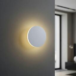 Rackhams 4 Watt Round White LED Internal Wall Light