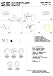 Rackhams 4 Watt Round White LED Internal Wall Light - thumbnail 4