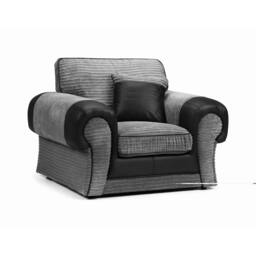 Rackhams Tango Living Room Furniture Range - Brown & Mocha - Arm Chair - thumbnail 3