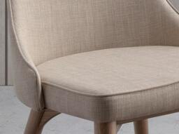 Rackhams Brown Fabric Chair 4032 - thumbnail 5