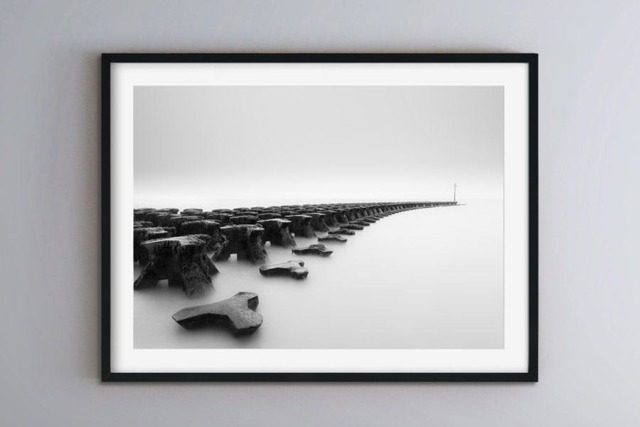 Rackhams Curved Defences - Framed Print 20 x 16 inch - image 1