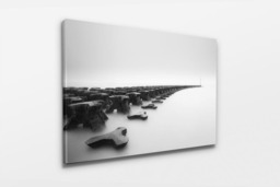 Rackhams Curved Defences - Framed Print 20 x 16 inch - thumbnail 4