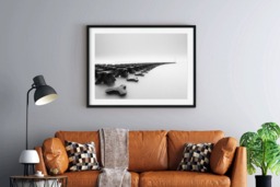 Rackhams Curved Defences - Framed Print 20 x 16 inch - thumbnail 3