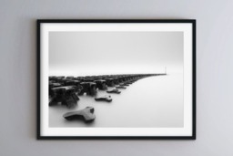 Rackhams Curved Defences - Framed Print 20 x 16 inch - thumbnail 1