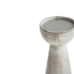 Rackhams Padstow White Wash Wooden Candle Holders 2 Pack - thumbnail 4