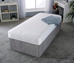 "Rackhams European Double Foam Mattress - 6"" Deep, Medium Firm Support - White - 1 - 3ft Single Mattress (90cm x 190cm)" - thumbnail 1