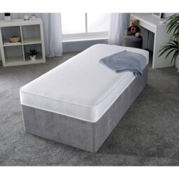 "Rackhams European Double Foam Mattress - 6"" Deep, Medium Firm Support - White - 1 - 3ft Single Mattress (90cm x 190cm)" - thumbnail 5