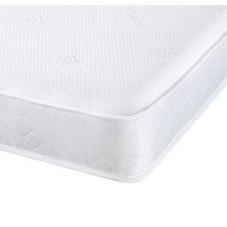 "Rackhams European Double Foam Mattress - 6"" Deep, Medium Firm Support - White - 1 - 3ft Single Mattress (90cm x 190cm)" - thumbnail 2