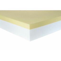 "Rackhams European Double Foam Mattress - 6"" Deep, Medium Firm Support - White - 1 - 3ft Single Mattress (90cm x 190cm)" - thumbnail 4