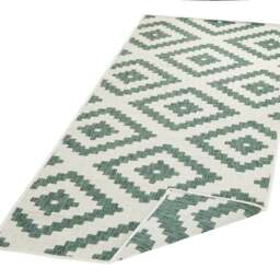 Rackhams Malta Reversible Indoor-Outdoor Green Rug - 80X150 cm - thumbnail 6