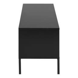 Rackhams Seaford 2 Door 1 Drawer TV Unit in Ash Black - 1 - thumbnail 3