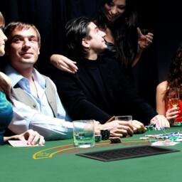 Rackhams 7-Player Folding Poker Table, Chip Tray, Cup Holders, 182 x 91 cm - thumbnail 1