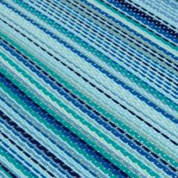 Rackhams Rainbow Outdoor Rug Blue - 1020 - 150X220 cm - thumbnail 2