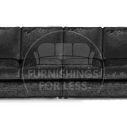 Rackhams Crystal Crushed Velvet Long Fabric 4 Seater Sofa Full Back - Silver - thumbnail 5