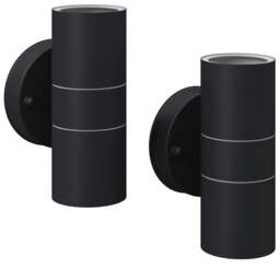 Rackhams Outdoor LED Wall Lights 2 pcs Stainless Steel Up/Downwards - thumbnail 2